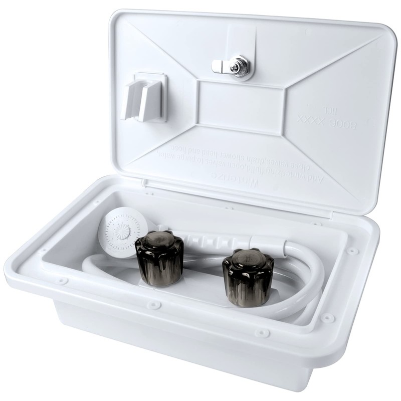 EXCELFU RV Outdoor Shower RV Exterior Shower Box Kit with