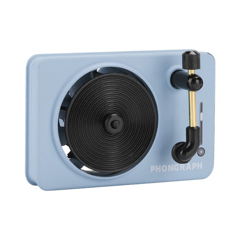 Vintage Phonograph Shape Mini Wearproof Car Fragrance Machine with Solid