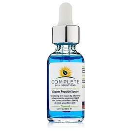 Copper Peptide Face Serum Collagen - With Anti Aging Skin Solutions Properties1oz30ml Anti-Wrinkle Formula For Youthful Skin-Promotes Collagen...     