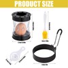 6-Piece Egg Peeler Set, for Hard Boiled Eggs, Boiled Egg