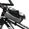 B-SOUL Bicycle Top Tube Phone Bag, Grey