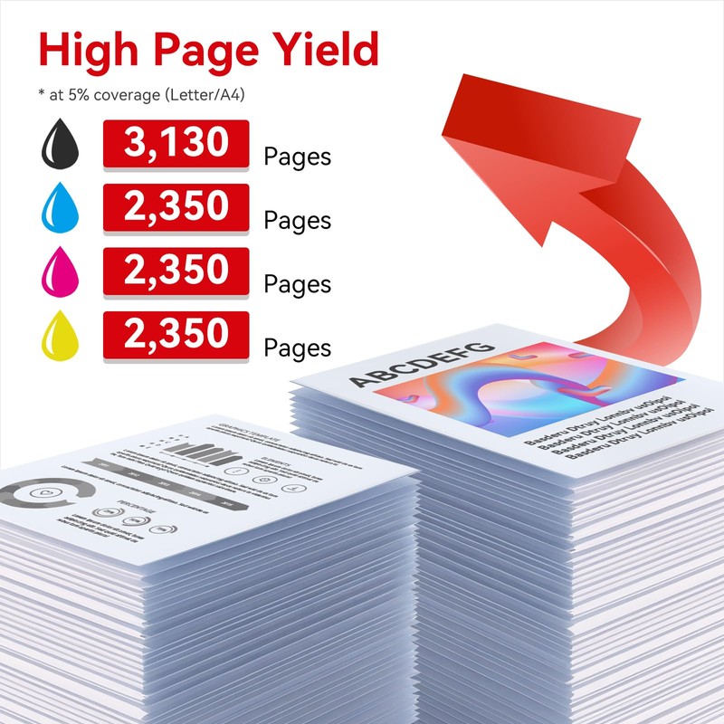 MYTONER 067H Toner Cartridge Set High Capacity for MF656Cdw MF654Cdw