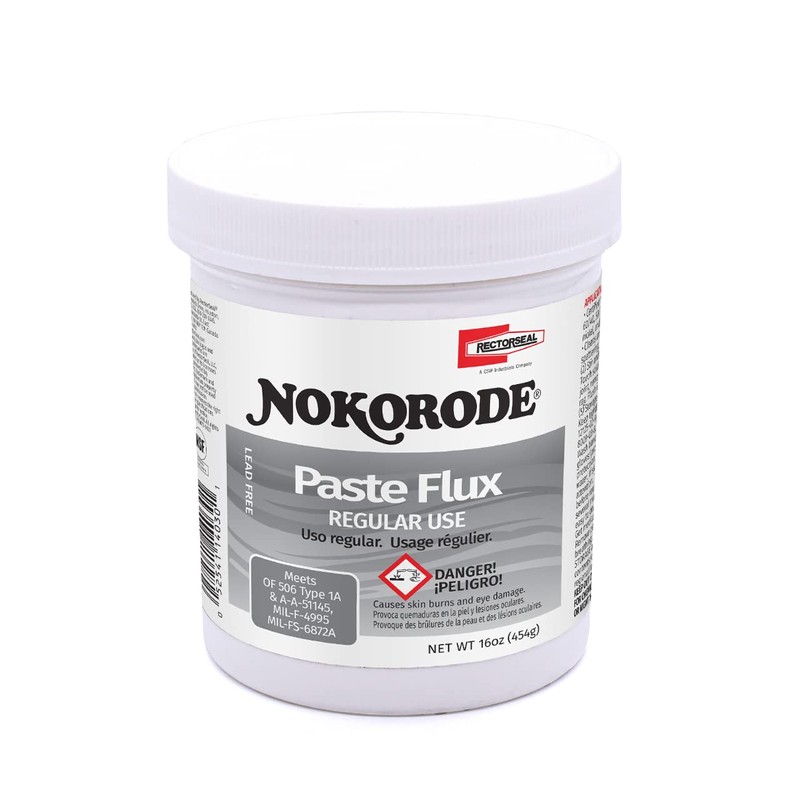 RectorSeal Nokorode 14030 Regular Paste Flux, Cleans and Fluxes, Plumbing,