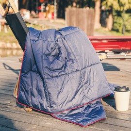 Sonive Camping Blanket, Travel Blanket, Ultralight, Waterproof Blanket, 100% Nylon, Warm Outdoor Blanket, Windproof Camping Blanket for Outdoor Use, Lightweight, Packable, 132 x 190 cm, Dark Blue