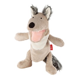 sigikid 43048 Hand Toy Doll, Beige/Wolf, One Size
