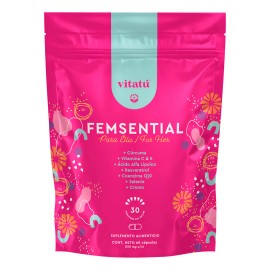Vitatú Femsential Suplemento para la Mujer Apoyo al Bienestar y Balance Femenino 90 Cápsulas