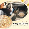 AceList Reversible Wood Charcuterie Board with Lid - Deviled Egg