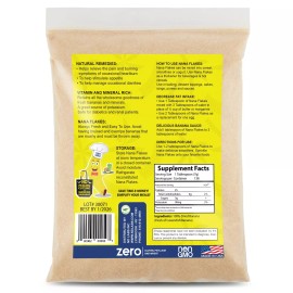 NUTRITIONAL DESIGNS Nana Flakes 100% Pure Dried Banana  Medical Food Powder, 2 lbs. 138 Servings