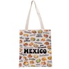 G2TUP Mexico Lover Gift Mexico Food Tote Bag Moving to
