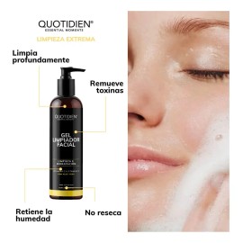 Kit Limpiador Facial + Tonico Facial + Serum Vitamina C + Suero Acido Hialuronico + Serum Niacinamida + Suero Ácido Glicolico + Gel Contorno De Ojos Q