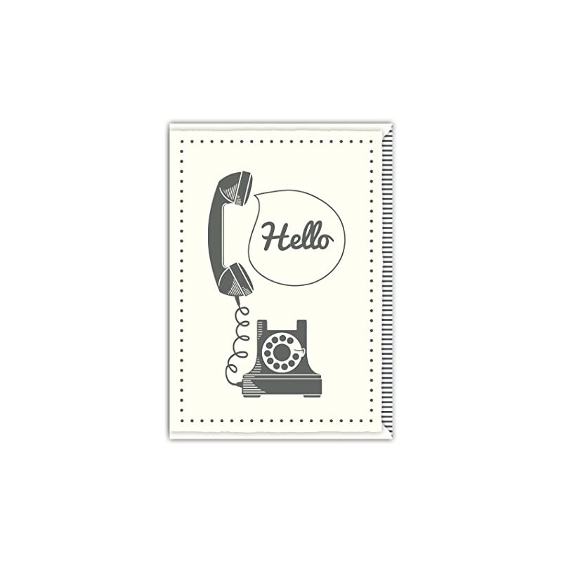 Quire Impressive Card Telephone Hello