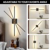 Battery Operated Wall Sconces with Remote Control, 11000mAh LED Wireless