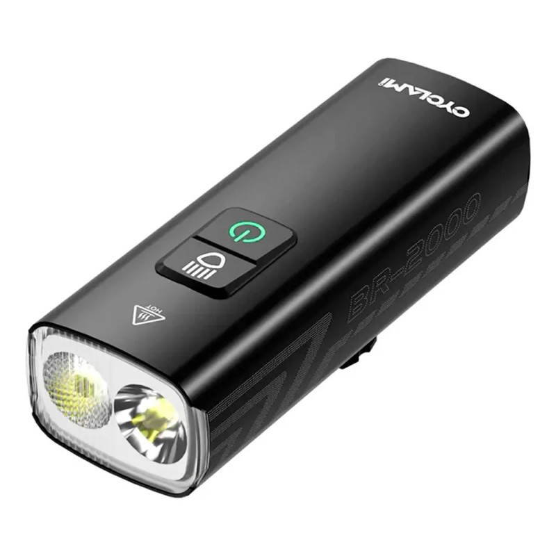 Luz Delantera Bicicleta Cyclami BR-2000 2000 Lúmenes LED IPX6 USB