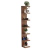 LitaEther Lack Wall Shelf,Display Floating Shelf (Solid Wood, 7 Tier)