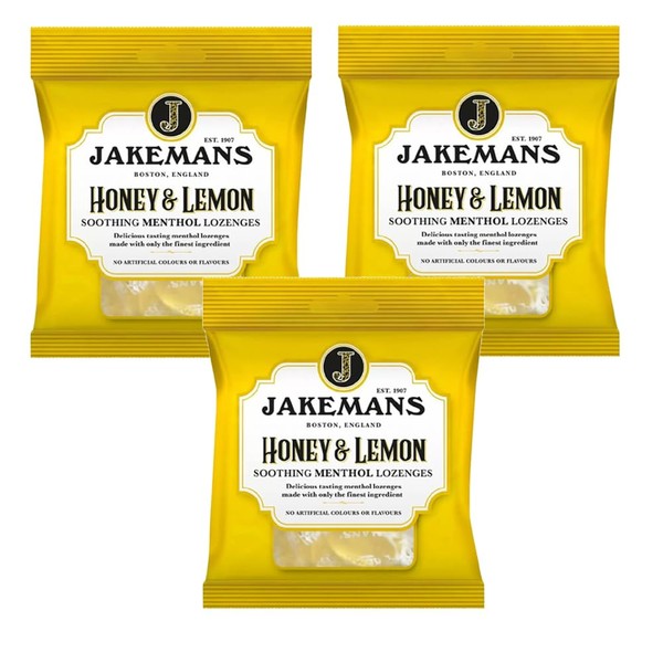Jakeman Soothing Menthol Lozenges 73g Different Flavours (03 x 73g