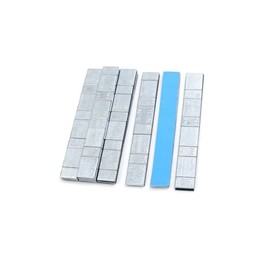 Partuto 2.1oz Motorcycle Wheel Balance Weights Strips 134 x 18mm 10pcs Replacement