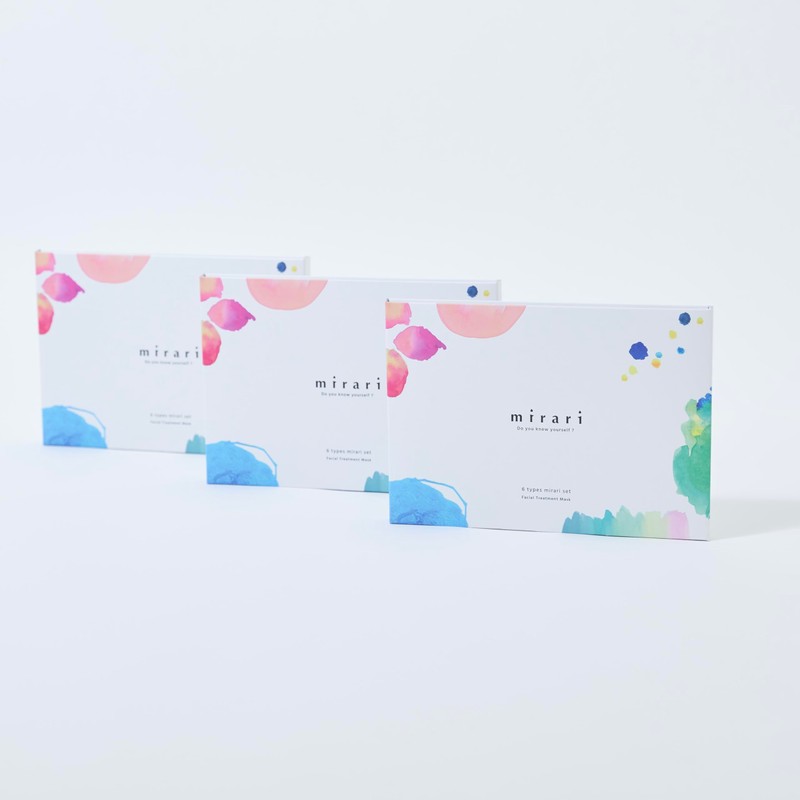 Mirari 6 Types Mirari Set Facial Treatment Mask, Sheet Mask,