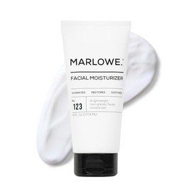 MARLOWE. No. 123 Men's Facial Moisturizer 6 oz | Lightweight Daily Face Lotion for Men | Best for Dry or Oily Skin | Made with Natural Ingredients & Anti-Aging Extracts