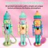TUTHKOTH Articulated Rainbow Nutcracker Statue for Adults - 10.2 Inch