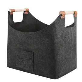 Firewood Carry Bag, Fireplace Log Carrier Holders, Portable Sturdy Wood Carring Bag, Reusable Fireplace Log Carrier Holders for Winter, Home