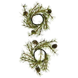 CWI Gifts 2.5"-6" Cypress Pine Taper Ring 2Pc
