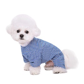 NyyGlykys Pet Clothes, For Spring & Summer, Romper, Cotton, Soft, Breathable Coverage, Sleepwear, Cute, Loungewear, Four Legged, Cat Clothes, Small Dogs, Medium Dogs, Walks, Outings, Dog Clothes