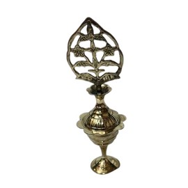 Antique Surmadani Arab Kohl Stick Brass Bottle Eyeliner Container with 2 Surma Holder 5.5 Inch Designer Kajal Jar for Unisex Use