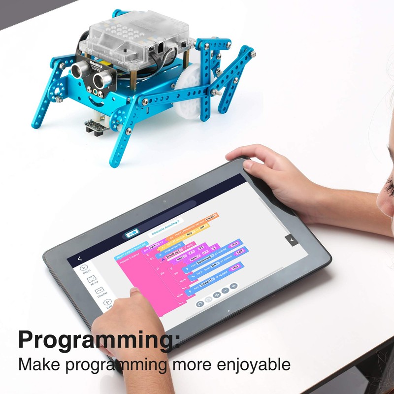 Makeblock mBot Add-on Pack Six-Legged Robot, Robot 3-in-1 Add-on Pack,