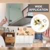 sourcing map 4Pcs Cabinet Latch Double Roller Catch, Lock Stop