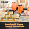 KIMSING ST18 Concrete T-Nails, 14 Gauge 18mm Length, 800PCS/BOX, Galvanised