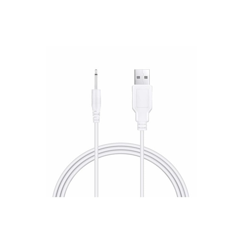 FITE ON 3ft White USB DC Power Adapter Charger Cable