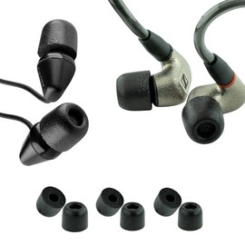 Fundas de espuma aislantes para auriculares de Comply 200 M Negro