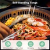 M METERXITY 5 Pcs Korean and Japanese BBQ Tongs 11.2