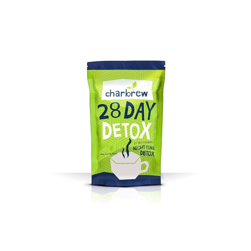 28 Night Time Detox Wellness Cleanse Herbal Tea Red Rooibos,