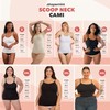 SHAPERMINT Womens Tops 2-Pack - High Compression Scoop Neck Cami