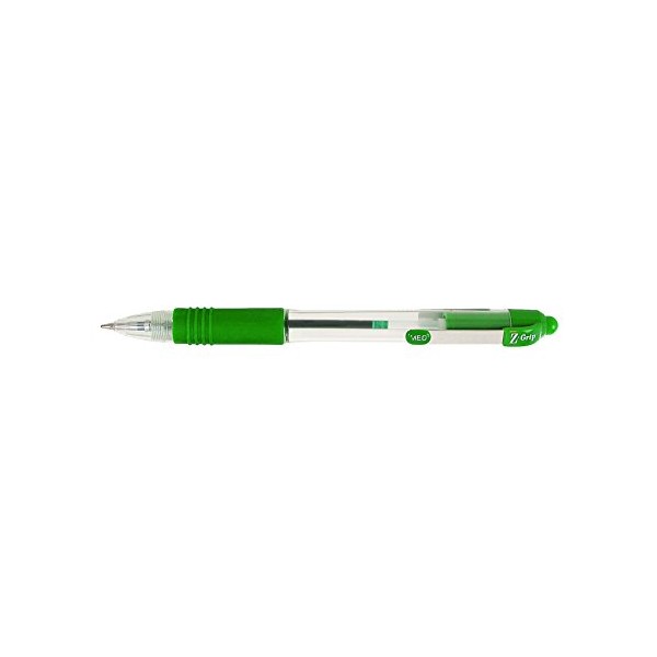 Zebra 22240 Z-Grip 1.0 mm Ballpoint Pen - Green (Pack of 12)
