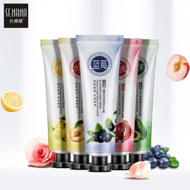 Senana Fruity Hand Cream: Moisturizing Shea Butter for Autumn & Winter Lemon Hand Cream 30g 10ea