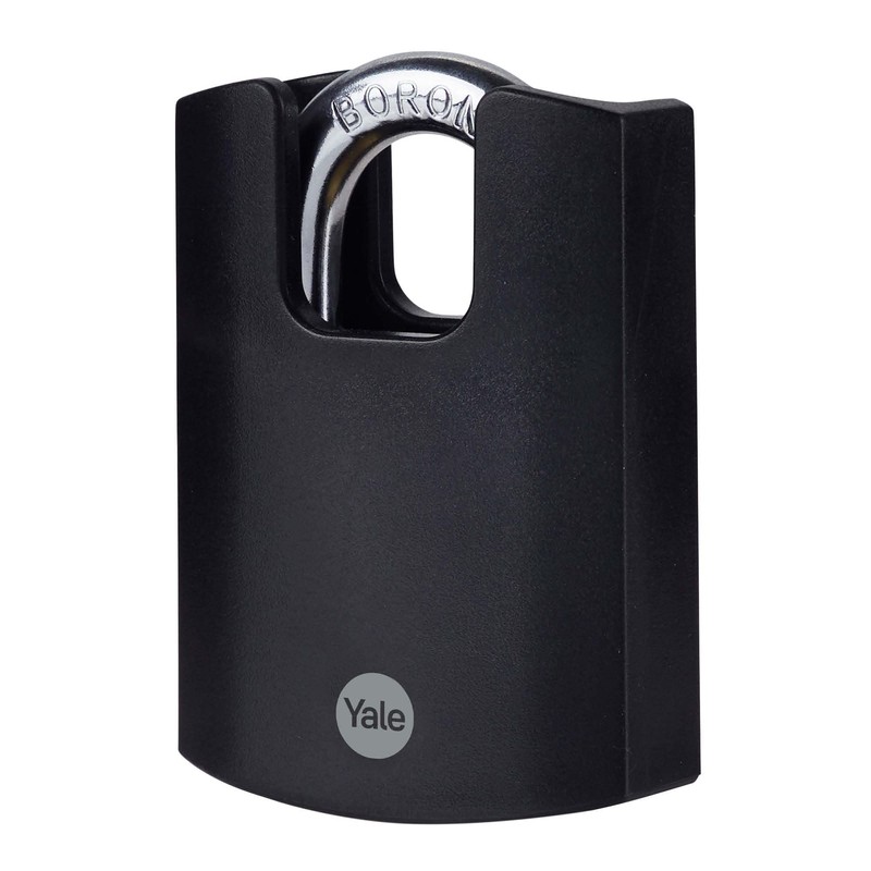 Yale Keyed Padlock, Black, 57 mm