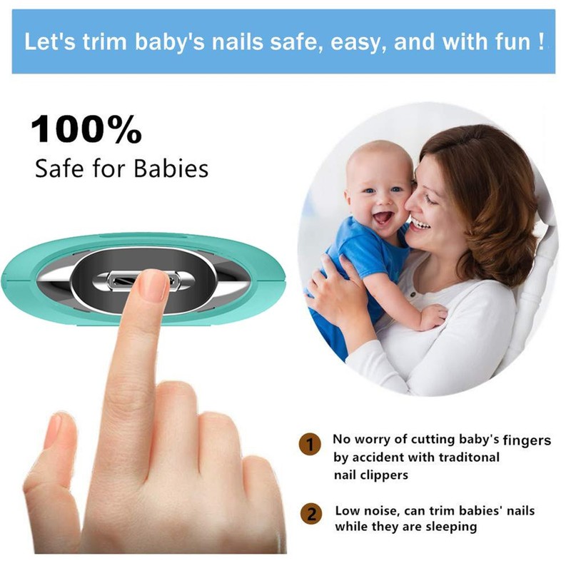 Electric Nail Scissors Noiseless Automatic Fingernail Scissors Machine Nail Clipper