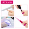 AHIER Nail Forms, 100PCS Acrylic Nail Forms, Butterfly Nail Extension