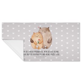 Mr. & Mrs. Panda 50 x 100 Towel Bears Love - Gift, Towels, Engagement, Wife, Baby, Bath Towel, Proof of Love, Hugs, Children, Friend