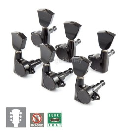 Gotoh NEW Gotoh SG301-04 L3+R3 Tuners Keystone Buttons Keys w/ Screws 3X3 - BLACK