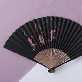 Osaka Choseido Fan, Men's, Paper, Stylish, Business, Japanese Style, Japanese Clothing, Festival, Boxed, Three Monkey
