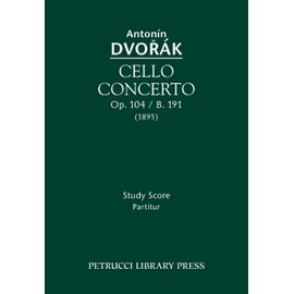 Cello Concerto, Op.104 / B.191: Study score