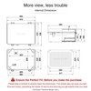 QILIPSU Waterproof Junction Box IP67 Outdoor Plastic Electrical Project Enclosure