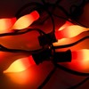 12 Pack C18 Red and Yellow Christmas Flame Candle Lights