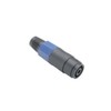 2x Adam Hall 7874 PA Loudspeaker Cable Connector 4 Pole