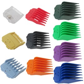 New Professional Hair Clipper Guards Cutting Guides Set, 10x Magnetic Guards Fit for Wah*l Clip'N trim79900, Color Pro, ColorPro Plus, Elite Pro, Extreme Grip Pro, FadeCut 79445