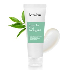 [BONAJOUR] Green Tea AHA Peeling Exfoliating Gel â€" Best Korean Gentle facial Exfoliator 5.1Fl.oz