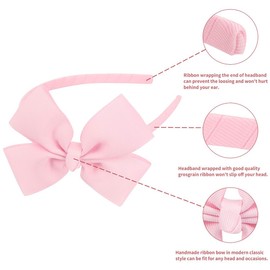 Pack of 20 Hair Clips Hair Bows Girls Hair Rings Ponytail Hair Band Hair Clips with Bows Baby Children Women Wedding Party Children's Day Gift (Pack of 20)